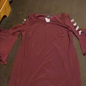 Bell Bottom Sleeve Dress